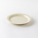 白瓷牡丹文6寸皿