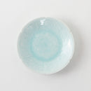 青白磁総唐草6寸皿