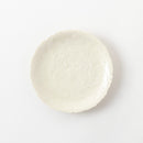 白瓷牡丹花6寸皿