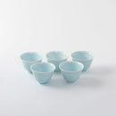 青白磁連弁汲出（5客箱入）