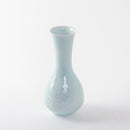 青白磁花瓶（木箱入り）