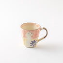 花猫　マグカップ　ピンク