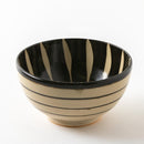 黒十草ボーダーどんぶり