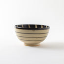 黒十草ボーダーどんぶり