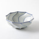 十角鉢　コバルト線紋