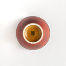 くらわんか3.6碗　錆朱くるみ