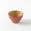 くらわんか3.6碗　朱巻わらぶき