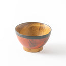 くらわんか4.0飯碗　錆朱くるみ