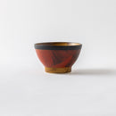 くらわんか4.0飯碗　錆朱くるみ
