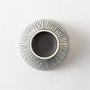 千段くらわんか4.0飯碗　灰吹炭化粉引