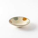 しのぎ浅鉢小　琉球水玉