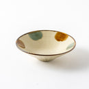 しのぎ浅鉢小　琉球水玉