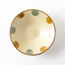 しのぎ浅鉢大　琉球水玉