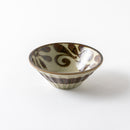 しのぎ深鉢中　琉球サビ唐草