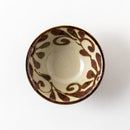 しのぎ深鉢中　琉球サビ唐草