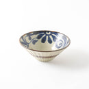 しのぎ深鉢大　琉球るり唐草