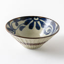 しのぎ深鉢大　琉球るり唐草