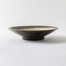 9.0めん鉢　うず刷毛貫入うぐいす