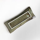 枯山水　長角皿中31cm わびうぐいす