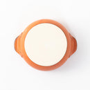 耐熱丸グラタン小　レンガ