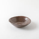 荒土　ラウンド鉢　アメ釉