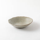 荒土　ラウンド鉢　グレー