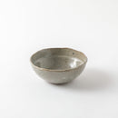 荒土　リム小鉢　グレー