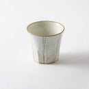 ナチュラル　粉引カップ　十草