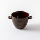 荒土　耳つき小鉢　アメ