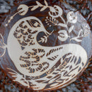 彫入リム皿　（小）きどり