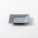 市松取皿　グレー