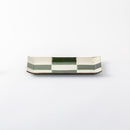 コヨリ織部市松　中皿