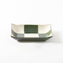 コヨリ織部市松　大鉢