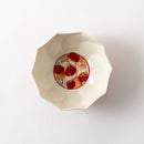 十角鉢　赤木の葉