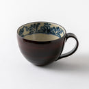 曙 カフェオレカップ 渕唐草