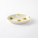 りんご　エッグプレート　青