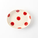 りんご　エッグプレート　赤