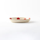 りんご　エッグプレート　赤