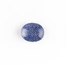 楕円小皿山桜紺