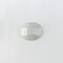 楕円小皿グリーン地さくら