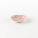 楕円小皿山桜ピンク