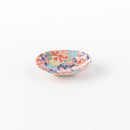 楕円小皿四季友禅青