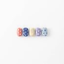 箱入り豆箸置き５色セット麻の葉