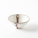 うさぎ　飯碗　白化粧　ライン