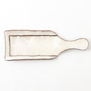 白化粧羽子板皿