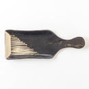 黒十草羽子板皿