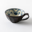 曙 そぎスープカップ 花紋