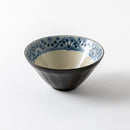 曙 面取り茶碗 花紋