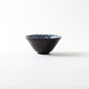 曙 面取り茶碗 花紋