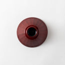 根来 面取り茶碗 花紋